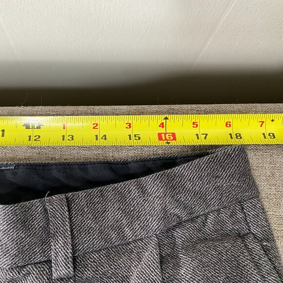 Vintage Nautica Rigger Pleated Chino Pants Men's 38 x 30 Gray MISSING BUTTON VTG - Picture 9 of 14